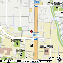 富山県富山市黒崎1周辺の地図