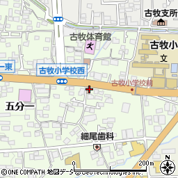長野古牧郵便局 ＡＴＭ周辺の地図