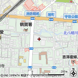 長野信用金庫　本部周辺の地図