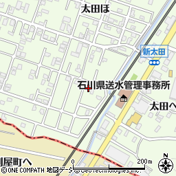 石川県河北郡津幡町太田ほ285-3周辺の地図