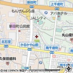ファミリーマート長野中央通り店周辺の地図