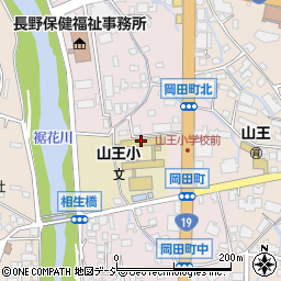 長野市ＰＴＡ連合会事務局周辺の地図
