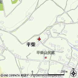 長野県長野市平柴周辺の地図