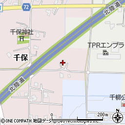 富山県砺波市千保81周辺の地図