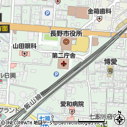 長野市土地開発公社周辺の地図