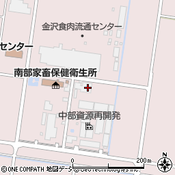 金沢家畜市場周辺の地図