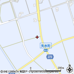 富山県小矢部市矢水町270周辺の地図