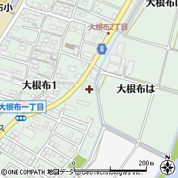 石川県河北郡内灘町大根布1丁目370周辺の地図