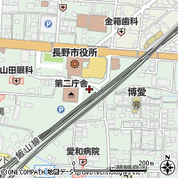 長野市市役所建設部　道路課周辺の地図