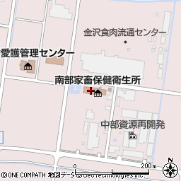 石川県庁農林水産関係　南部家畜保健衛生所周辺の地図