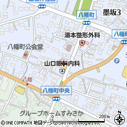 ゲオ須坂店周辺の地図