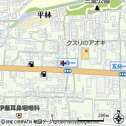 人形工房サンキュー長野本店周辺の地図