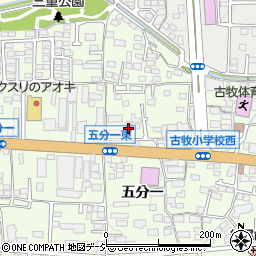 日信電子サービス長野周辺の地図
