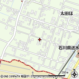 石川県河北郡津幡町太田ほ300-2周辺の地図