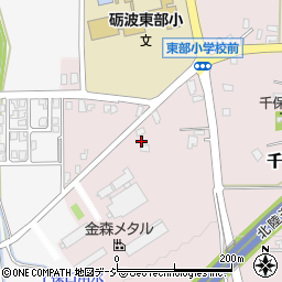 富山県砺波市千保208周辺の地図