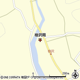 檜沢郵便局 ＡＴＭ周辺の地図