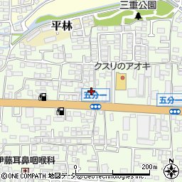 株式会社サンキュー人形工房　長野店周辺の地図