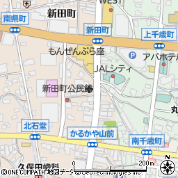 株式会社ヤマザキ屋　長野支店リーガルシューズ長野店周辺の地図