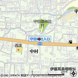 湯田商店周辺の地図