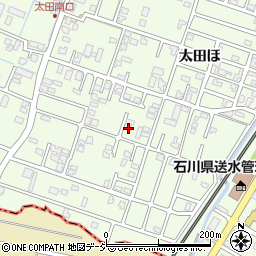 石川県河北郡津幡町太田ほ269-1周辺の地図