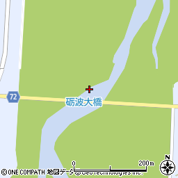砺波大橋周辺の地図