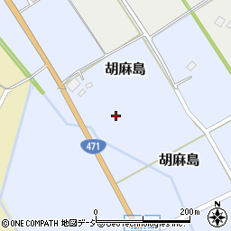 富山県小矢部市胡麻島160周辺の地図