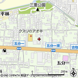 長野県長野市高田432周辺の地図