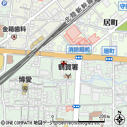 長野市消防局周辺の地図