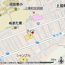 コインランドリークリーンベスト沼田上原町店周辺の地図