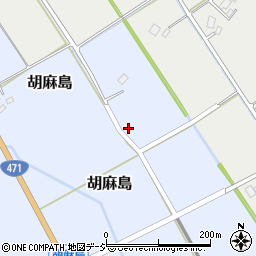 富山県小矢部市胡麻島46周辺の地図