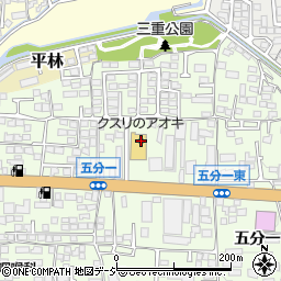 長野県長野市高田443-1周辺の地図