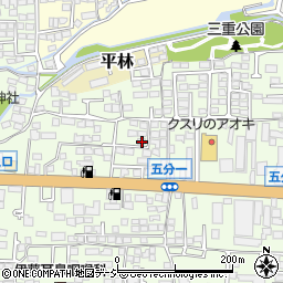 長野県長野市高田448周辺の地図