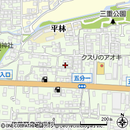 長野県長野市高田448-12周辺の地図