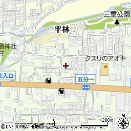 長野県長野市高田449-6周辺の地図