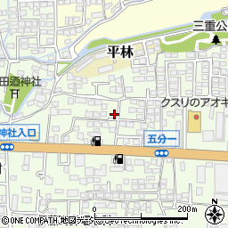 長野県長野市高田449-24周辺の地図