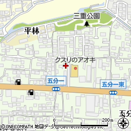 長野県長野市高田444周辺の地図