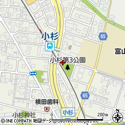 小杉第３公園トイレ周辺の地図