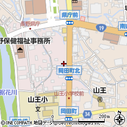 ＮＰＣ２４Ｈ長野県庁前第３パーキング周辺の地図