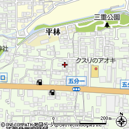 長野県長野市高田448-16周辺の地図