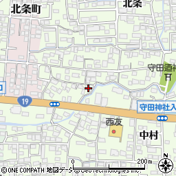 長野県長野市高田250周辺の地図