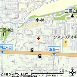 長野県長野市高田449周辺の地図