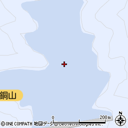 足尾湿地周辺の地図