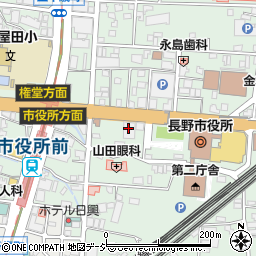 株式会社パスコ　長野支店周辺の地図