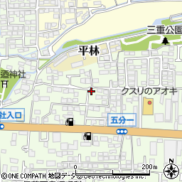 長野県長野市高田449-18周辺の地図