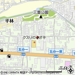 長野県長野市高田438周辺の地図