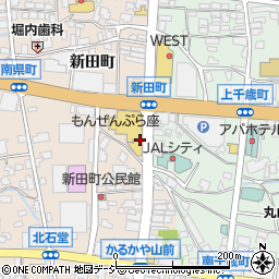 長野市市役所企画政策部　企画課統計担当周辺の地図