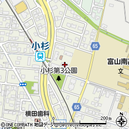 県営住宅富山南団地３号棟周辺の地図