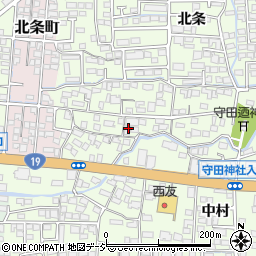 長野県長野市高田218周辺の地図
