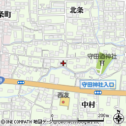 長野県長野市高田199周辺の地図