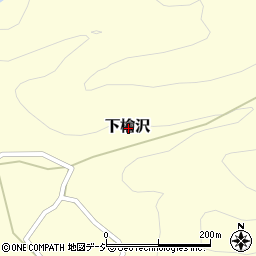 茨城県常陸大宮市下檜沢周辺の地図